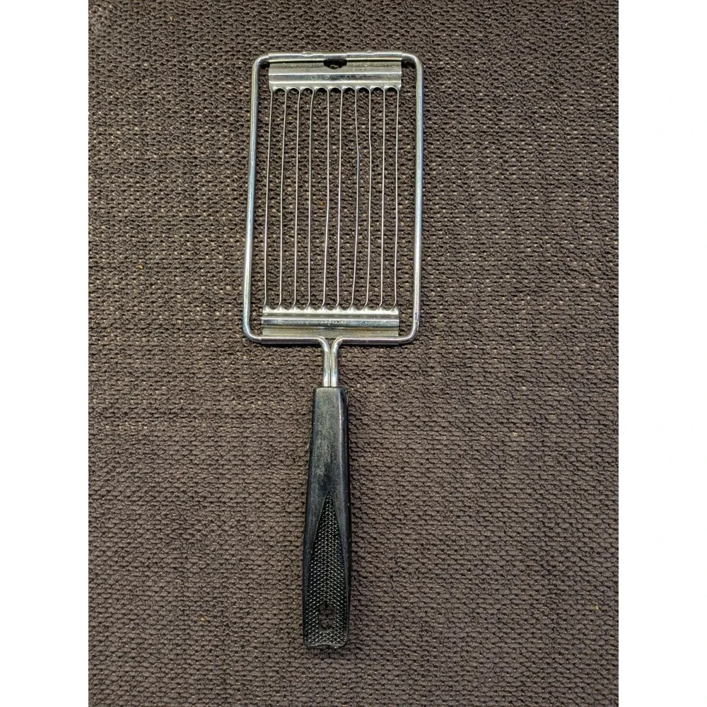 Vintage EKCO USA Wire Cheese Slicer Black Composite Handle Kitchen Utensil‎ MCM